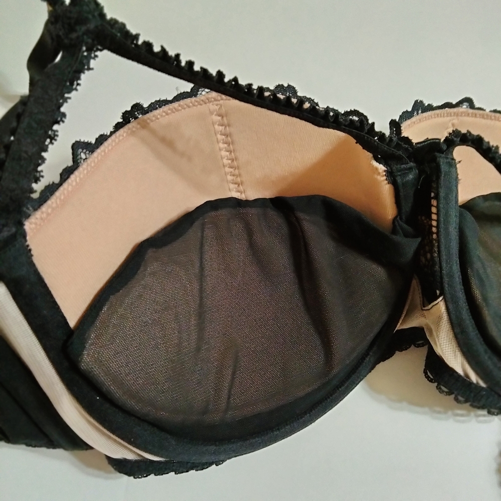 Adore Me Black Lace Bra - Picture 3 of 6